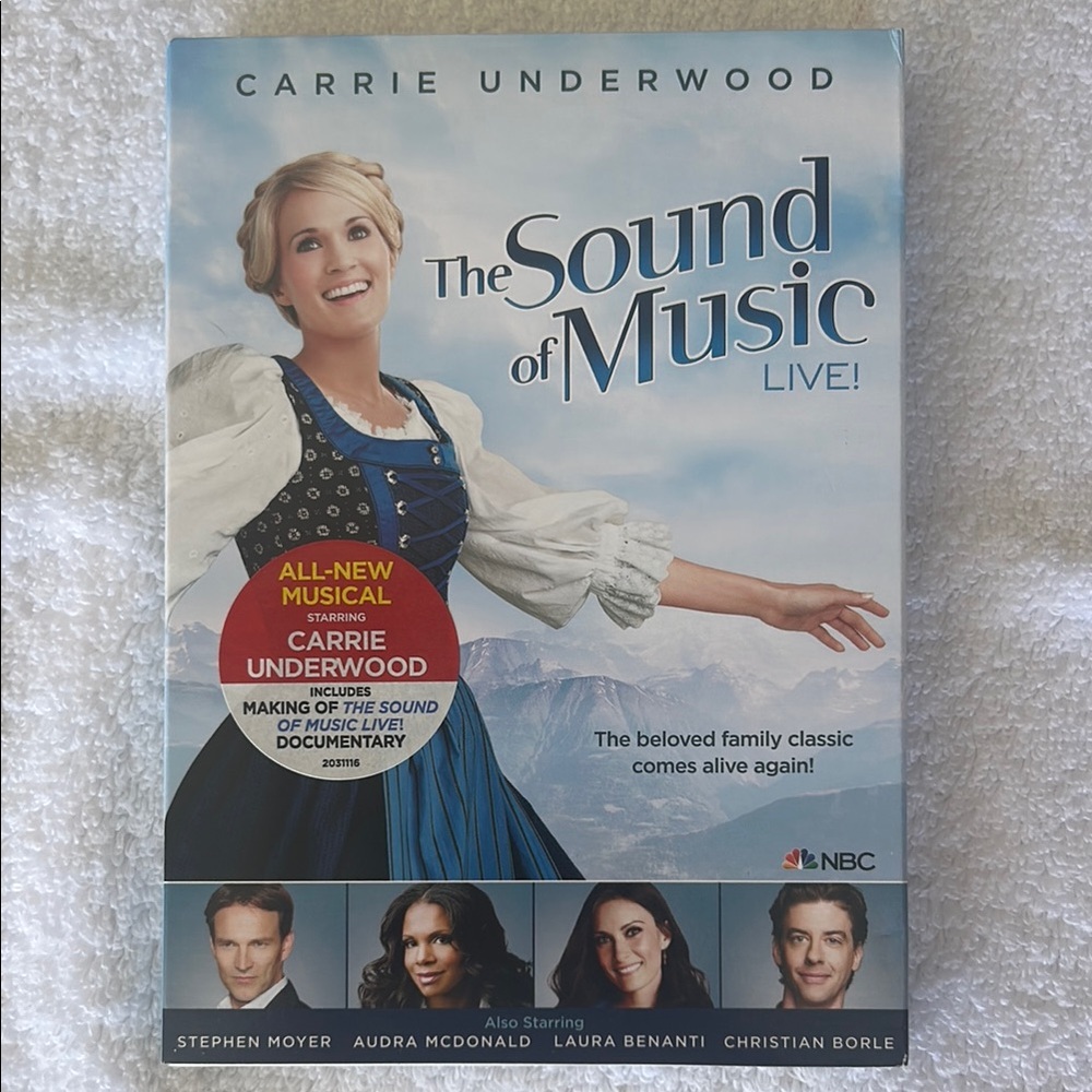 The Sound of Music Live! DVD by - White and Blue
